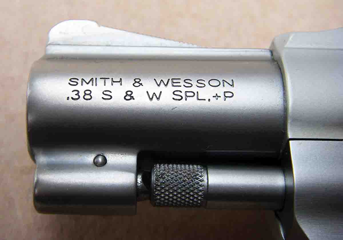 All modern Smith & Wesson Airweight revolvers are rated for +P .38 Special ammunition.